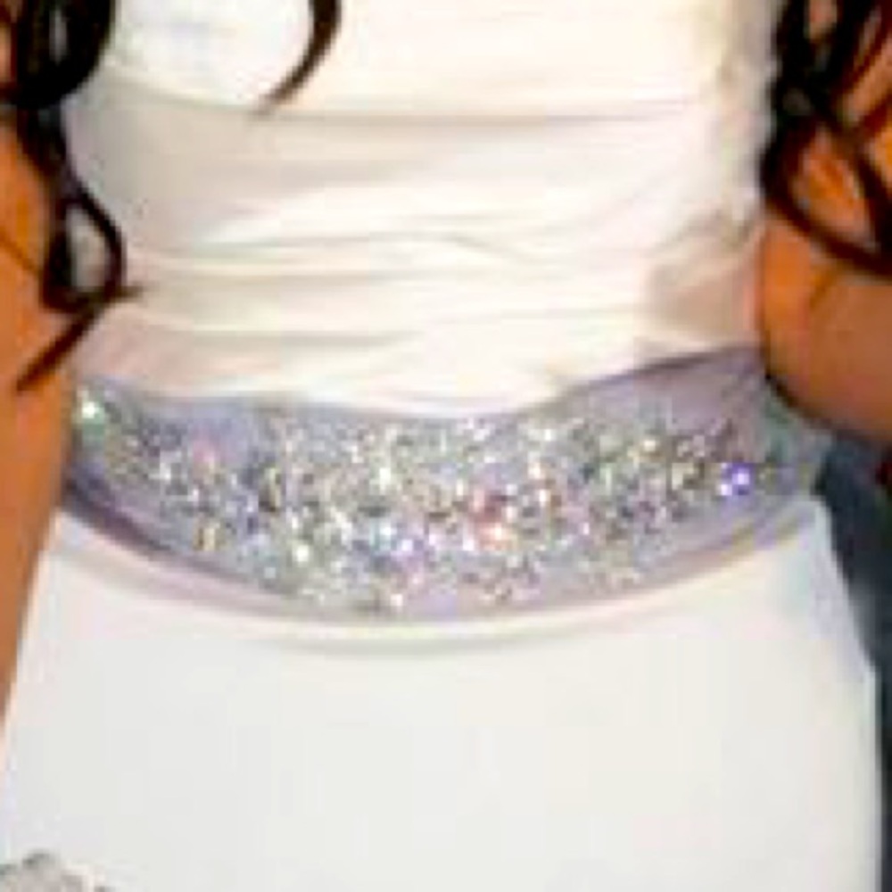 Vera wang beaded sash